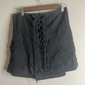 Free people walk my way lace mini skirt size small